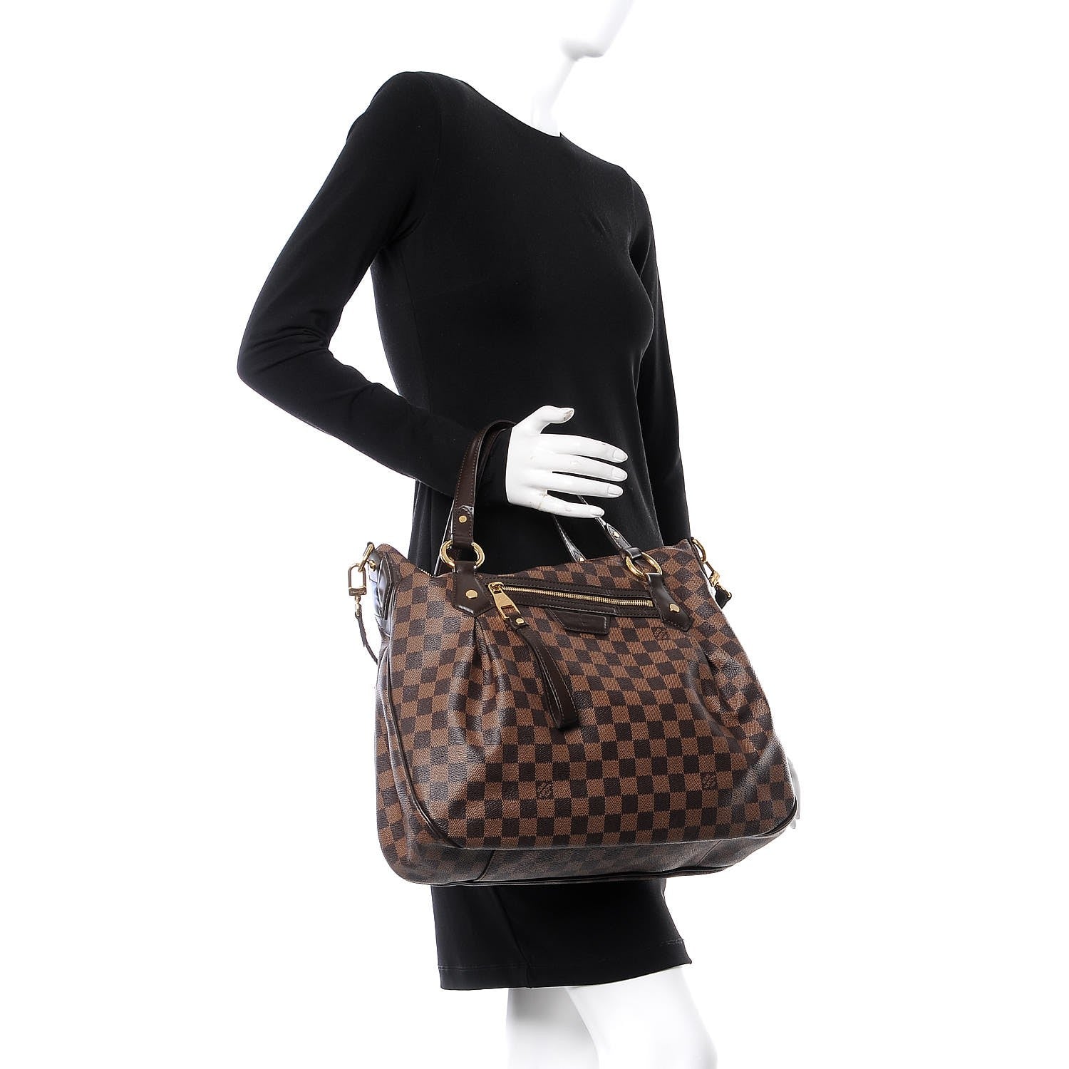 Louis Vuitton Damier Ebene Evora MM 2 of 8