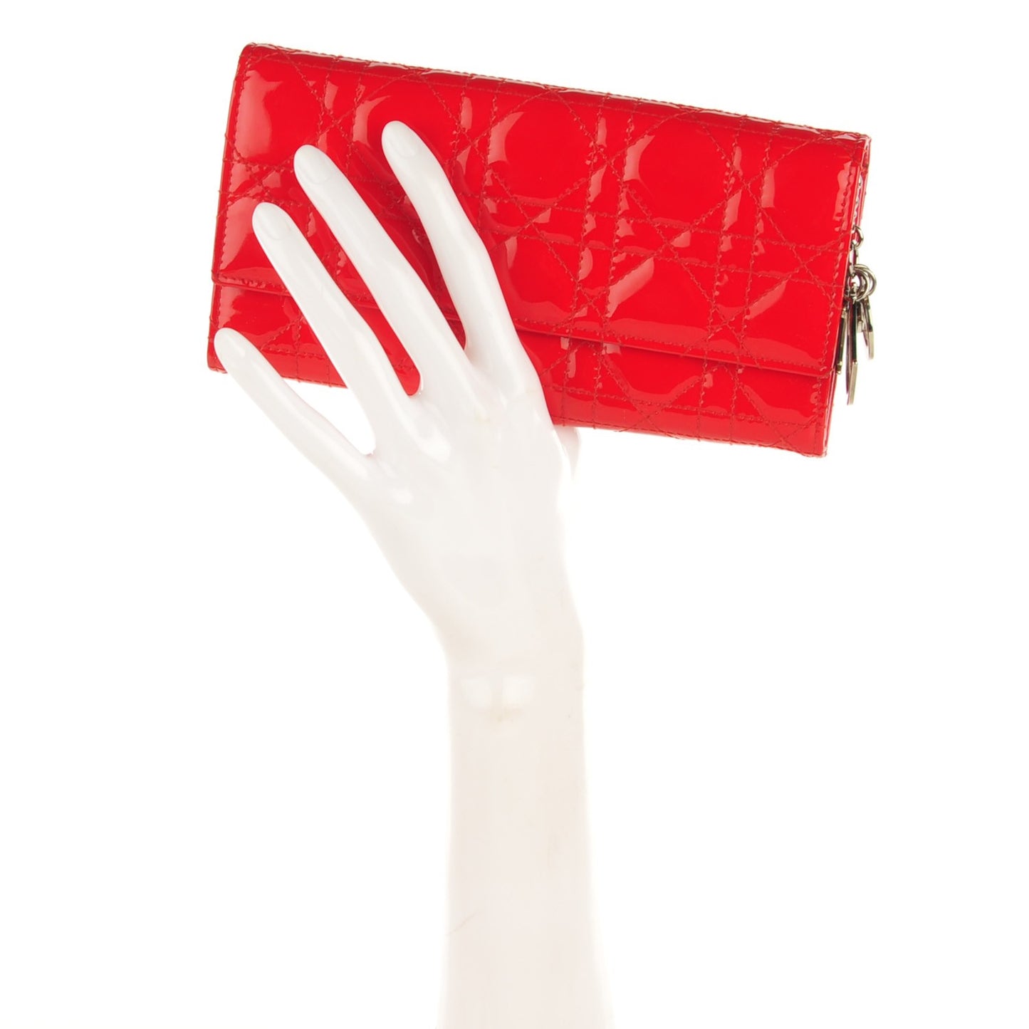 Patent Cannage Rendezvous Wallet Rouge
