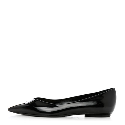 Louis Vuitton Patent Cosplay Ballerina Flat 37.5 Black 1 of 9
