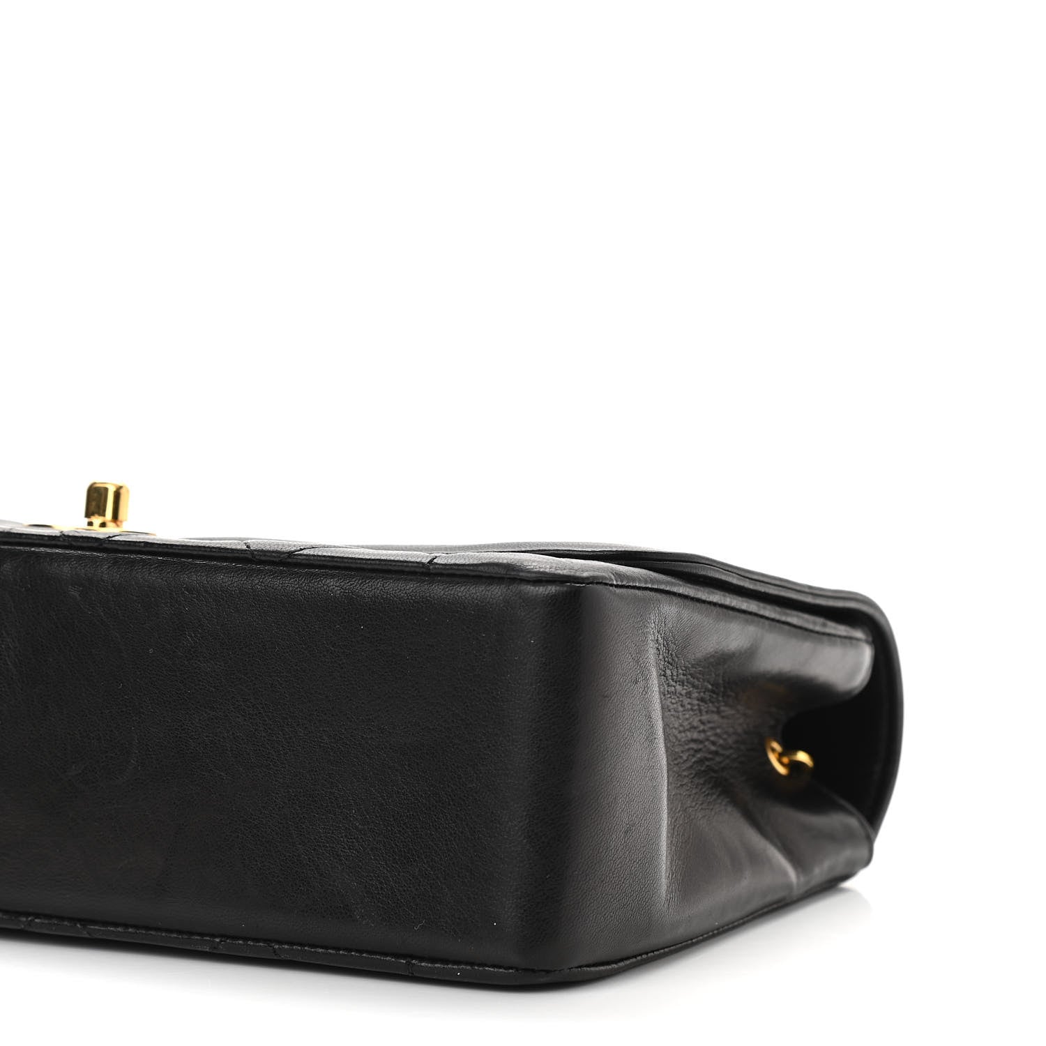 Chanel Lambskin Quilted Medium Single Flap Black 9 of 9