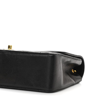 Chanel Lambskin Quilted Medium Single Flap Black 9 of 9