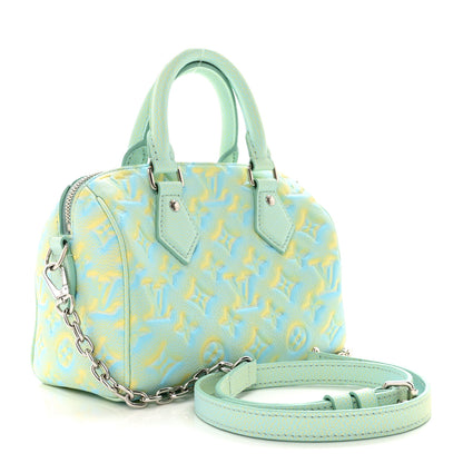 Louis Vuitton Empreinte Monogram Summer Stardust Speedy 20 Water Green 3 of 10