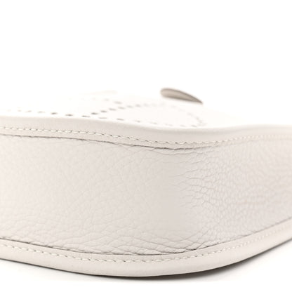 Hermes Taurillon Clemence Evelyne TPM Gris Pale 10 of 10