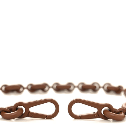 Loewe Brass Monochrome Donut Chain Shoulder Strap Pecan 3 of 5
