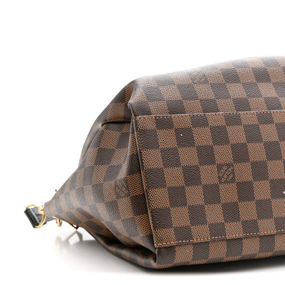 Louis Vuitton Damier Ebene Odeon Tote MM Black 8 of 9
