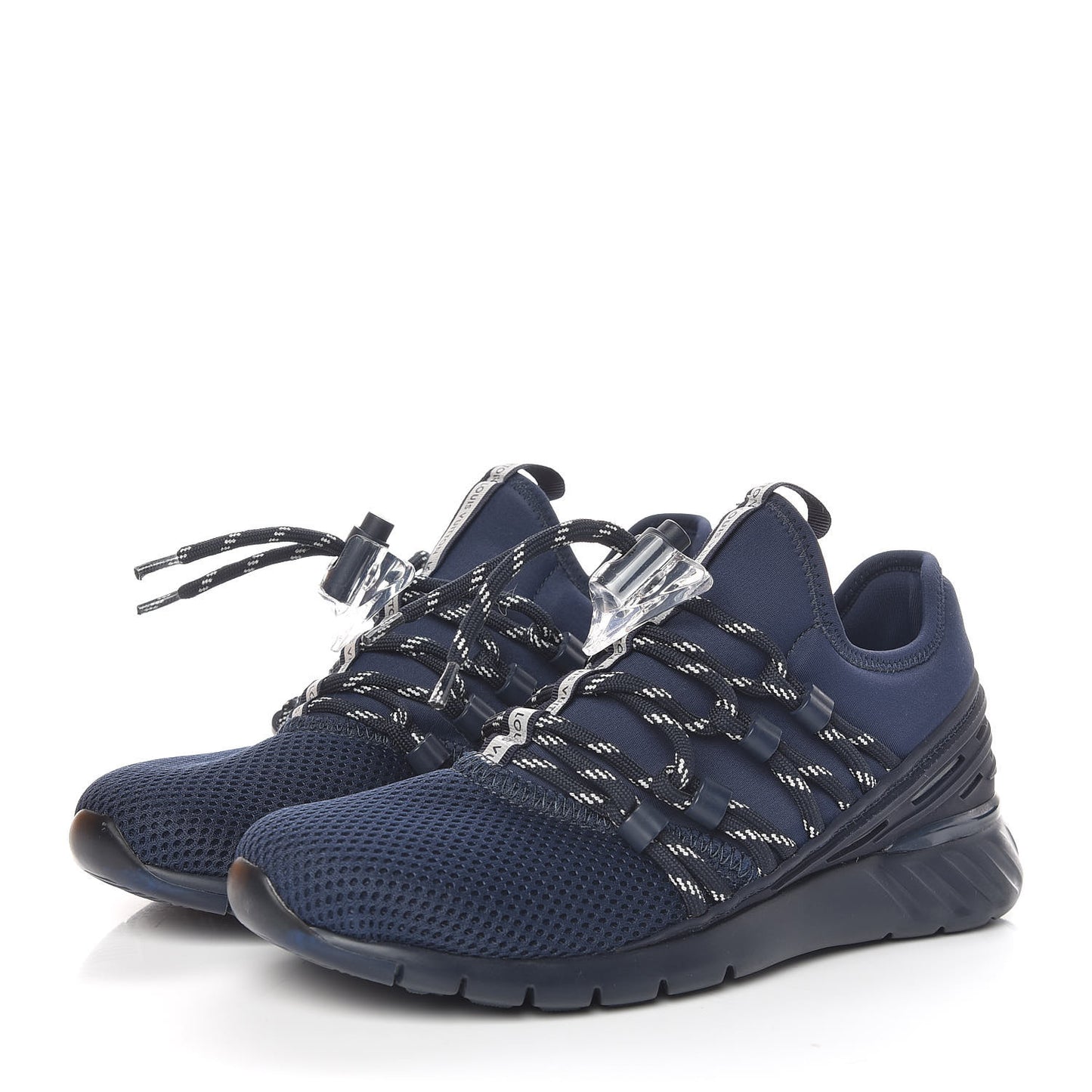 Neoprene Mesh Rubber Fastlane Low Sneakers 35 Marine