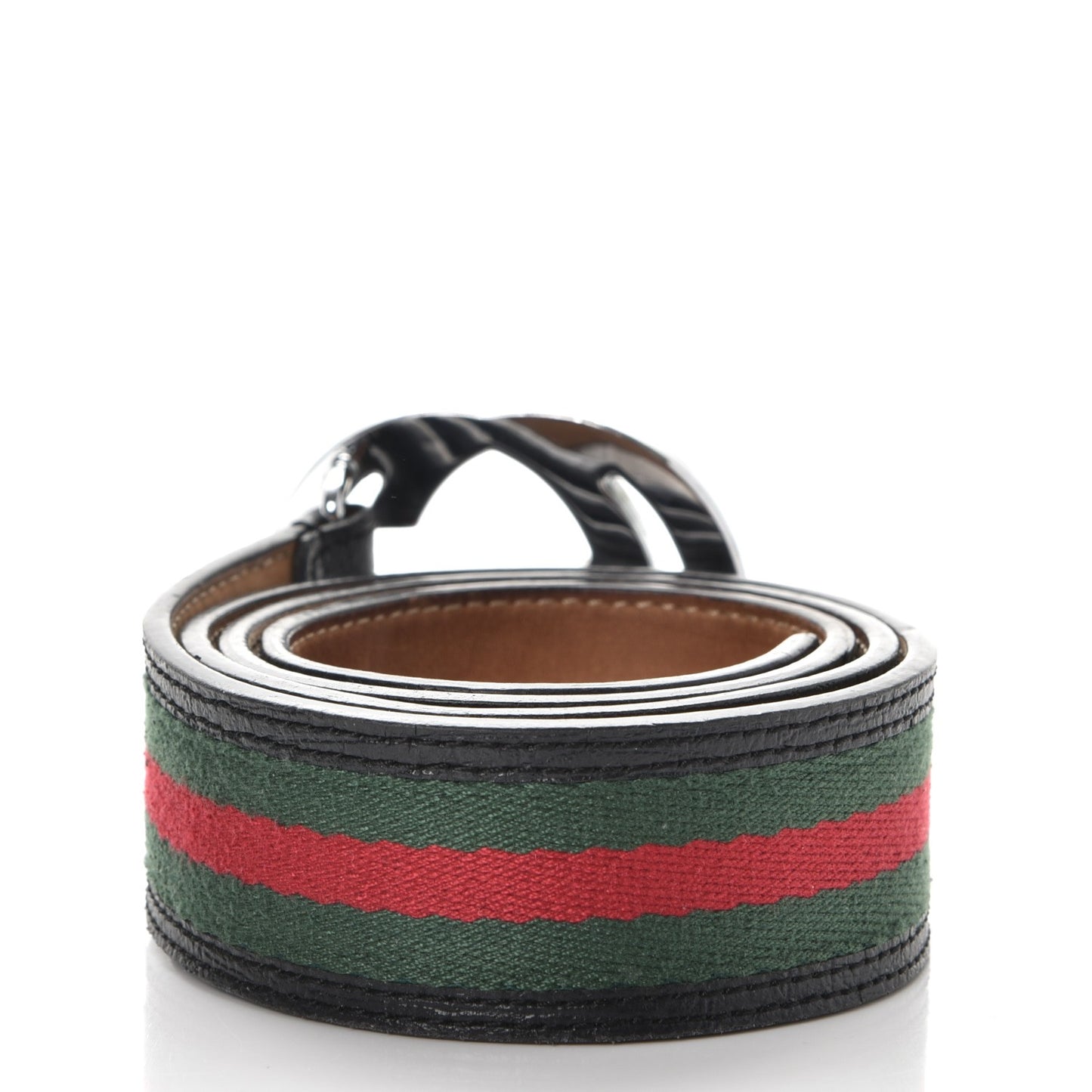 Calfskin Web Interlocking G Belt 90 36 Black