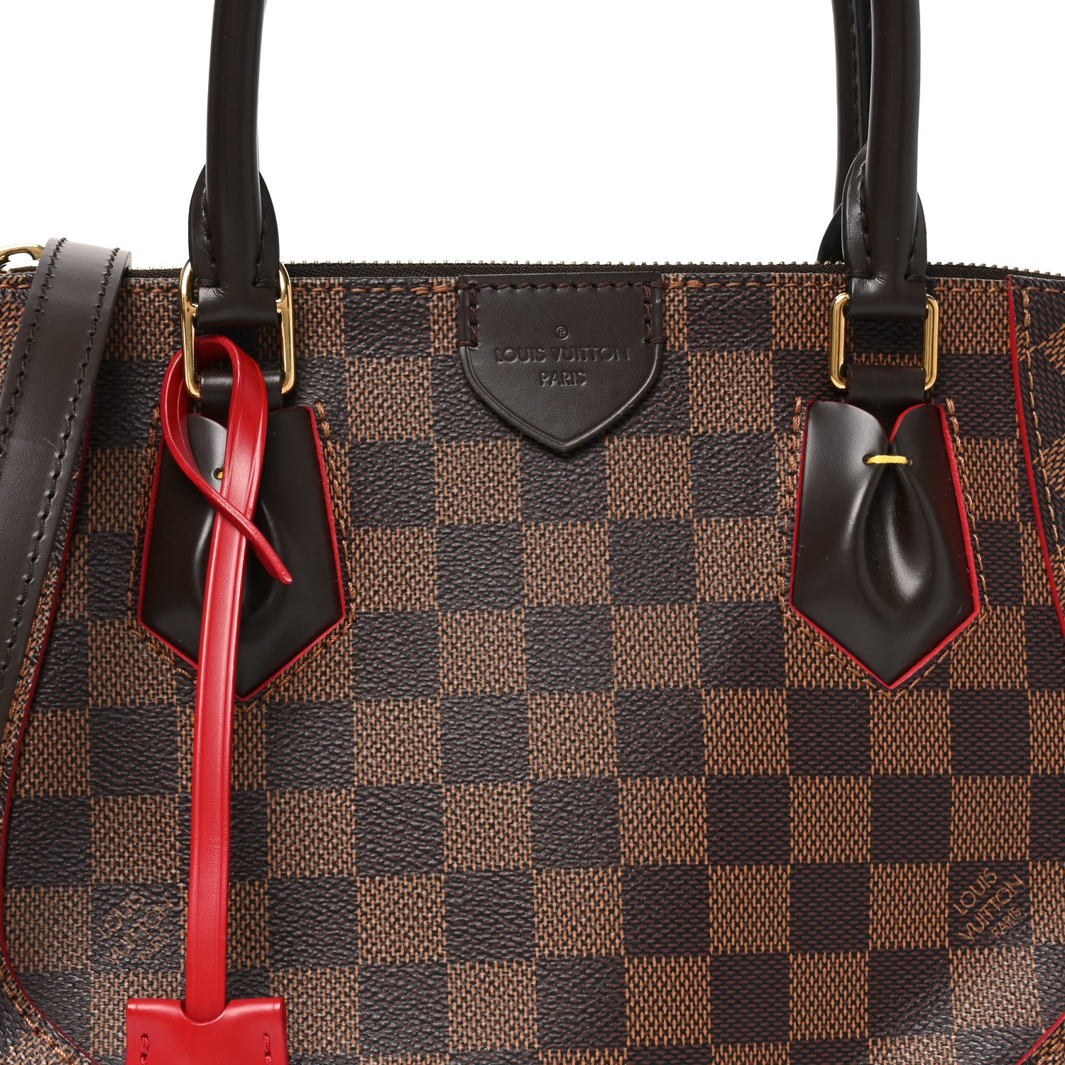 Louis Vuitton Damier Ebene Caissa Tote PM Cherry 1787259