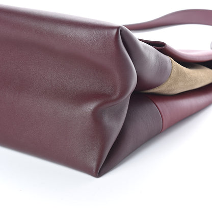 Celine Calfskin Suede All Soft Shoulder Bag Burgundy 8 of 8