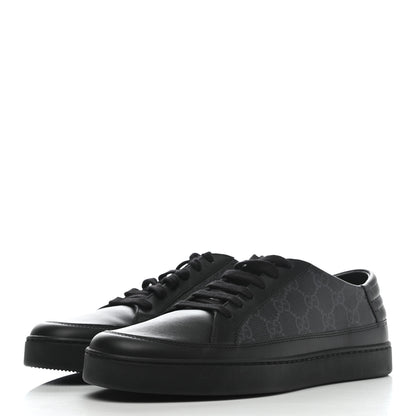 Gucci GG Supreme Monogram Mens Sneakers 8 Black 3 of 8