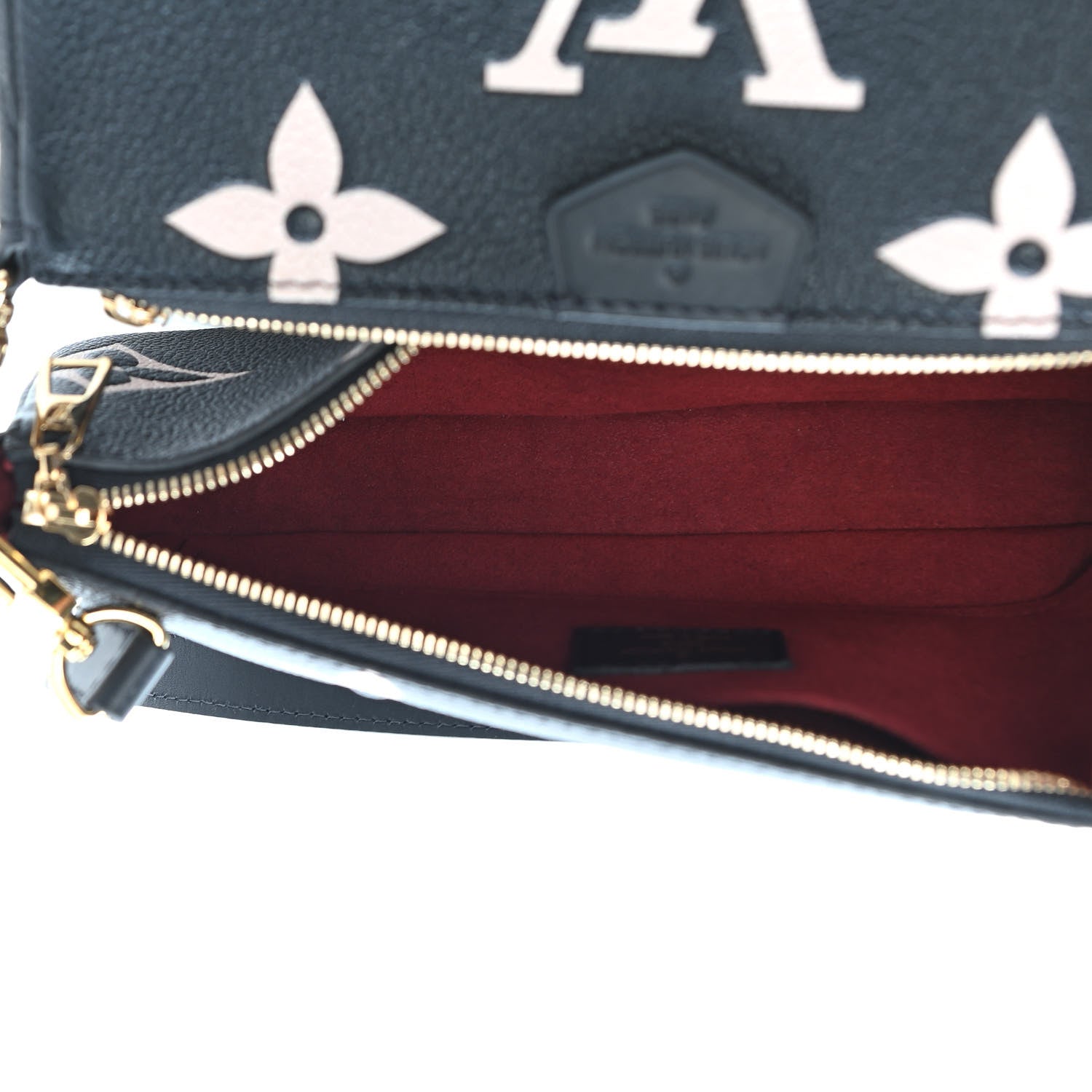 Louis Vuitton Empreinte Monogram Giant Multi Pochette Accessories Black Beige 5 of 9