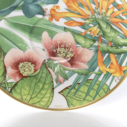 Hermes Porcelain Passifolia Tea Cup And Saucer Set Of 2 7 of 10