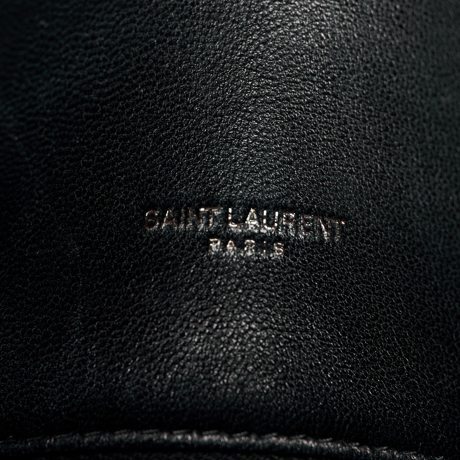 Saint Laurent Lambskin Quilted Monogram Monochrome Small Loulou Puffer Chain Satchel Black 6 of 11