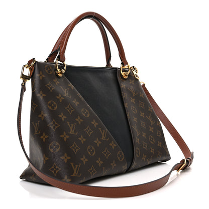 Louis Vuitton Monogram V Tote MM Black 3 of 12