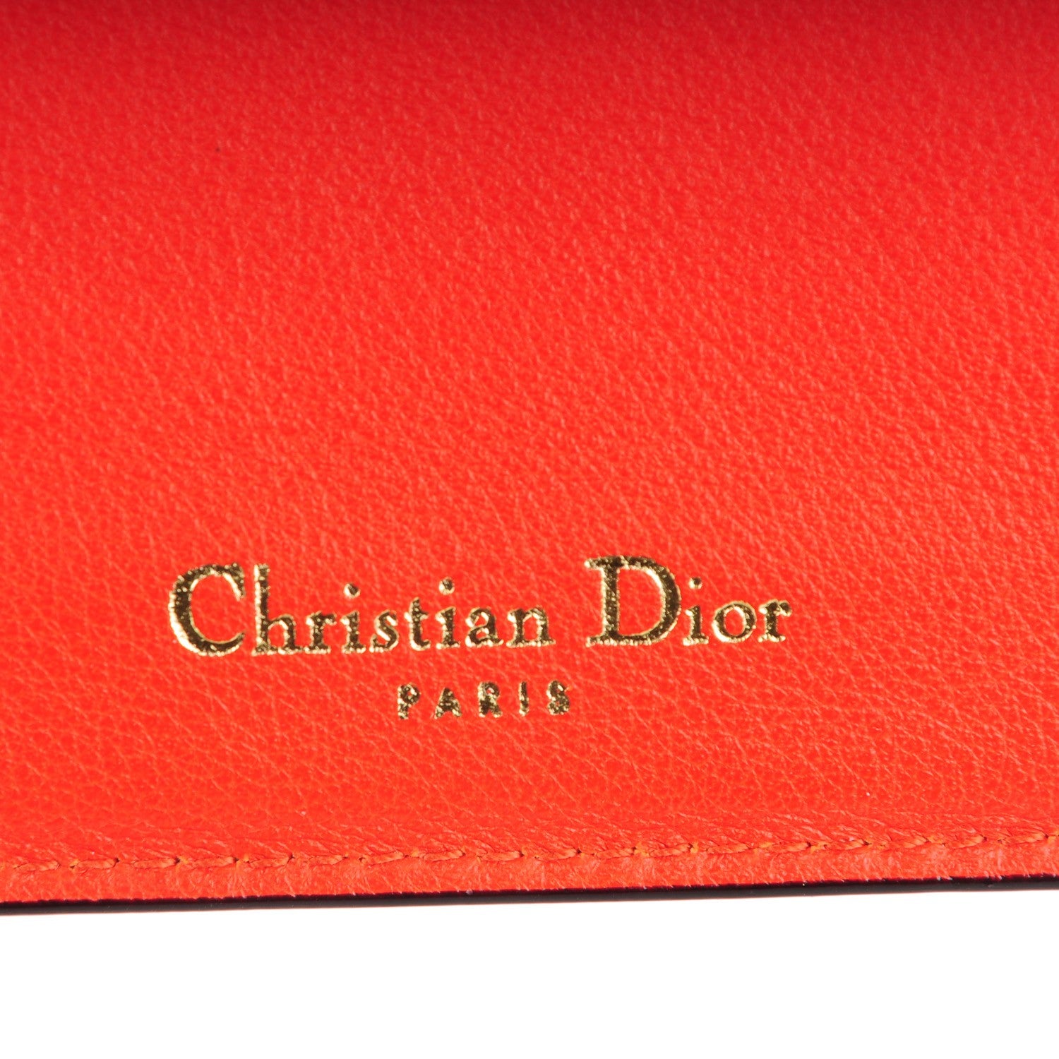 Christian Dior Smooth Calfskin Diorissimo Wallet Pink Red 6 of 7