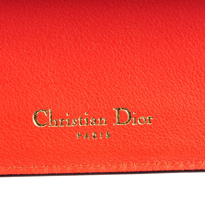 Christian Dior Smooth Calfskin Diorissimo Wallet Pink Red 6 of 7