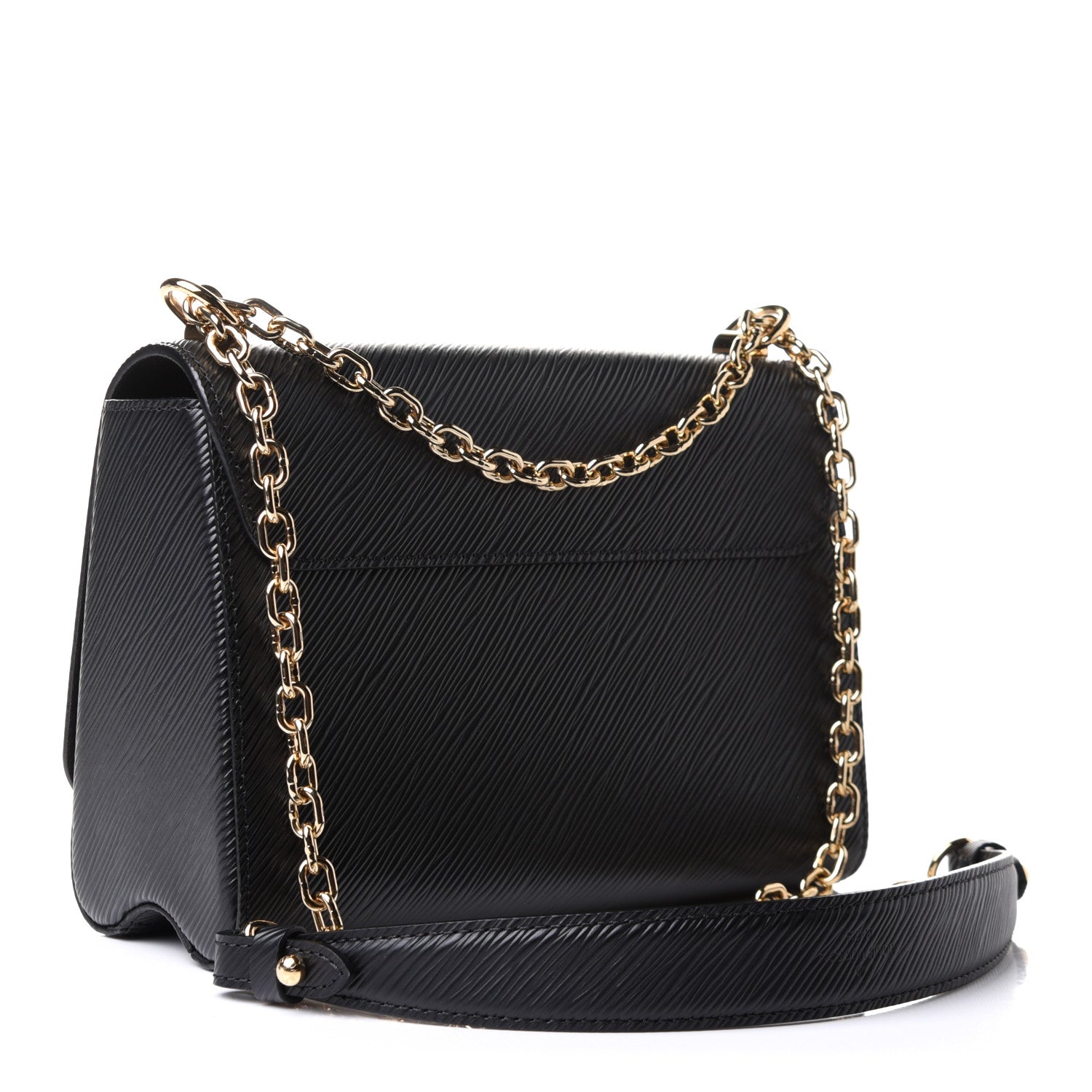Louis Vuitton Epi Twist Shoulder Bag MM Black 4 of 20