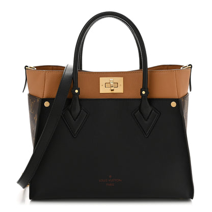 Louis Vuitton Calfskin Monogram On My Side Black 1 of 9