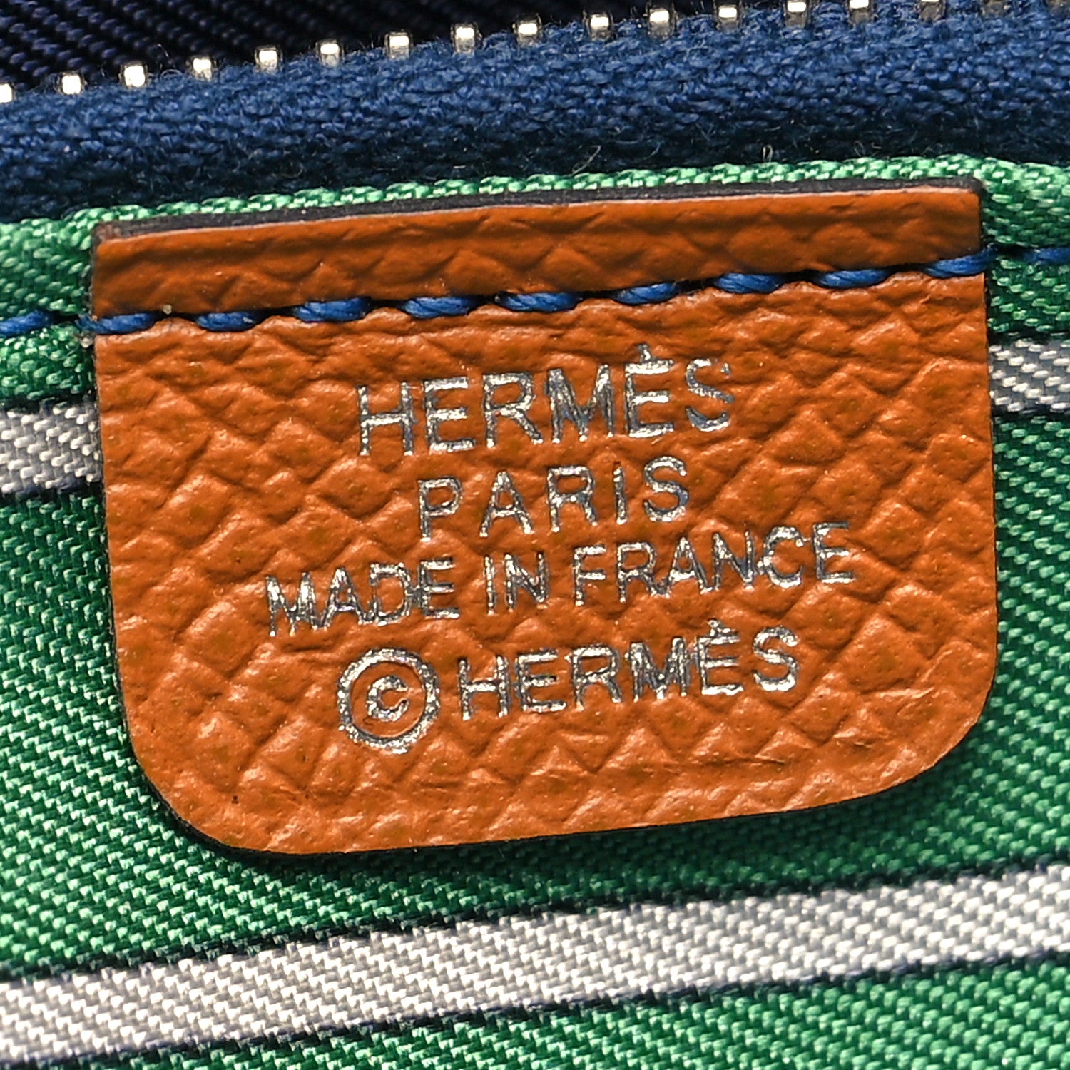 Hermes Epsom Silk'In Wallet Gold 6 of 10