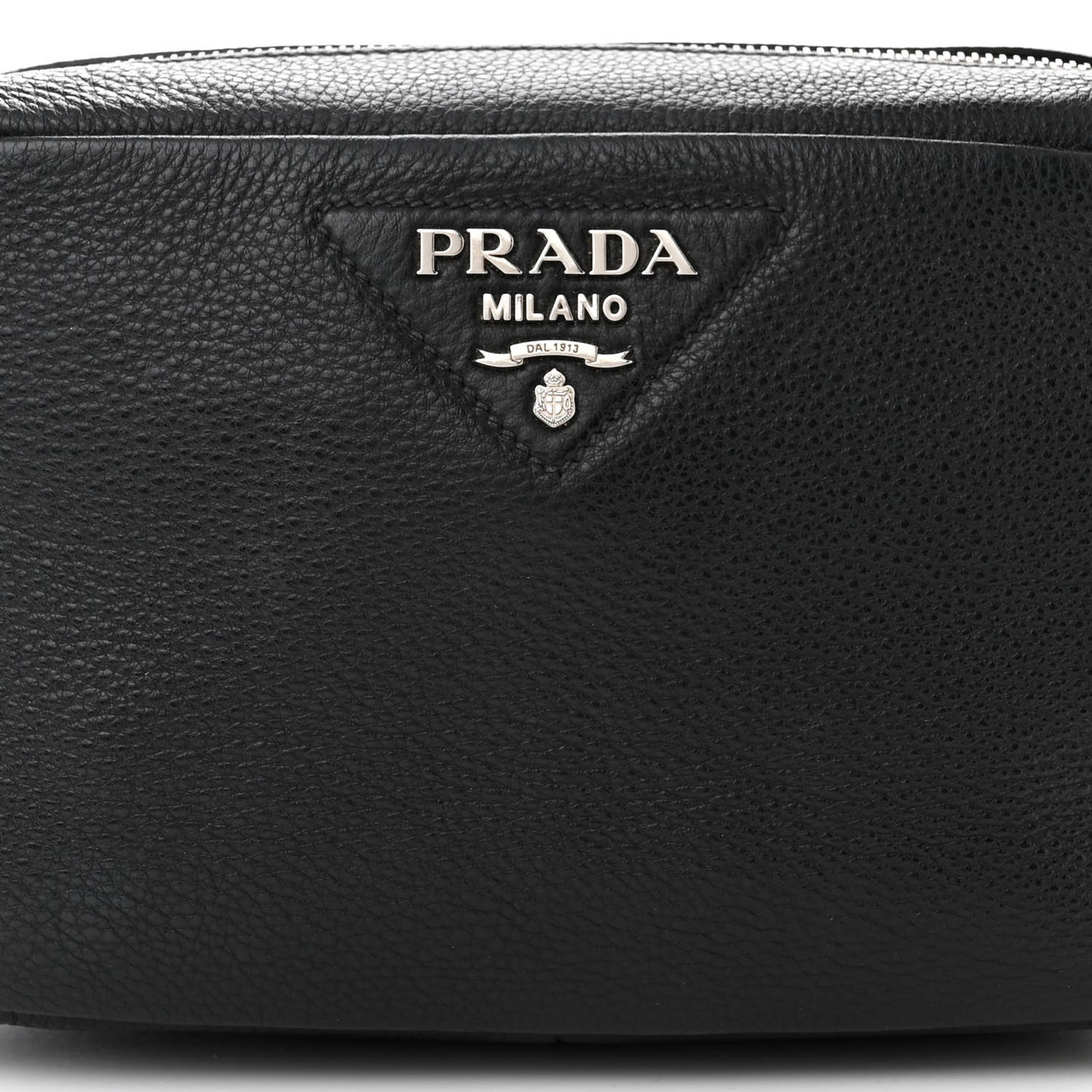 Vitello Daino Crossbody Black