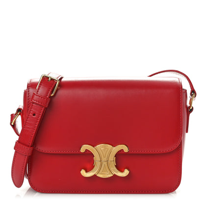 Celine Shiny Calfskin Teen Triomphe Carmin 1 of 10