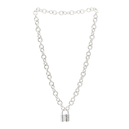 Tiffany Sterling Silver 1837 Lock Charm Necklace 3 of 4