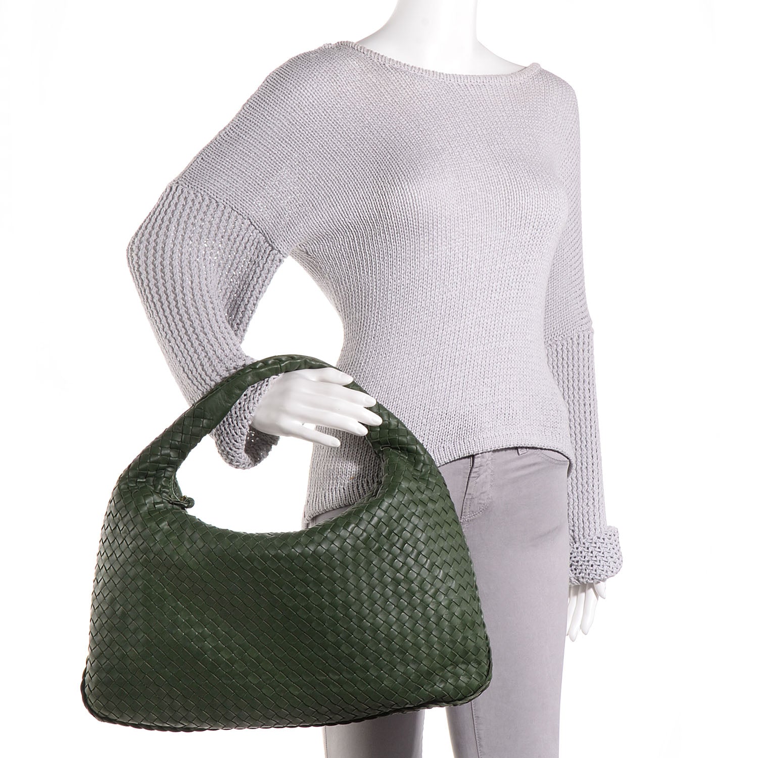 Bottega Veneta Nappa Intrecciato Large Veneta Hobo Torrent 2 of 8