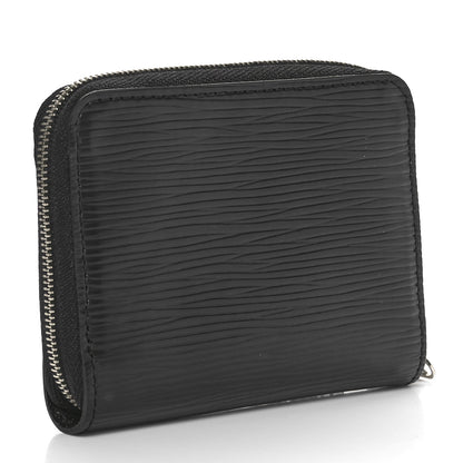 Louis Vuitton Epi Zippy Coin Purse Black 3 of 8