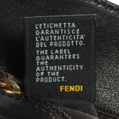 Fendi Zucca Vitello Classico No.1 Satchel Tobacco Moro 9 of 10