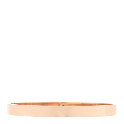 Hermes 18K Rose Gold Diamond PM Kelly Bracelet XS 2 of 3