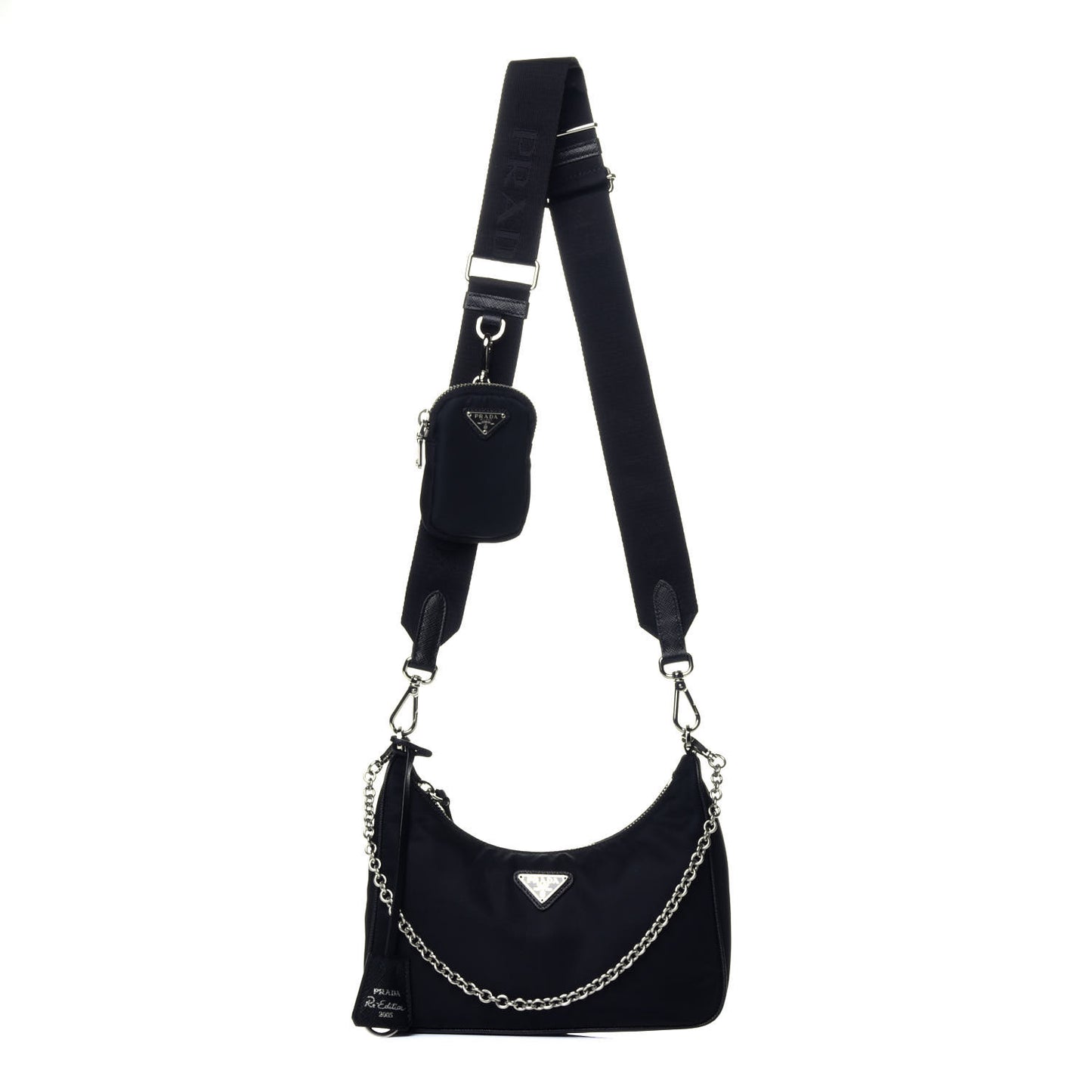 Nylon Re-Edition 2005 Shoulder Bag Black
