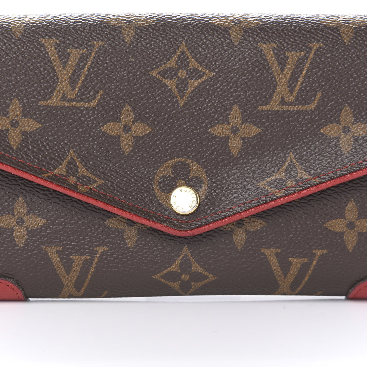 Louis Vuitton Monogram Sarah Retiro Wallet Cherry 9 of 10