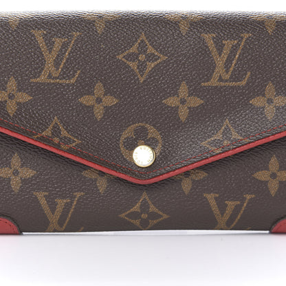 Louis Vuitton Monogram Sarah Retiro Wallet Cherry 9 of 10