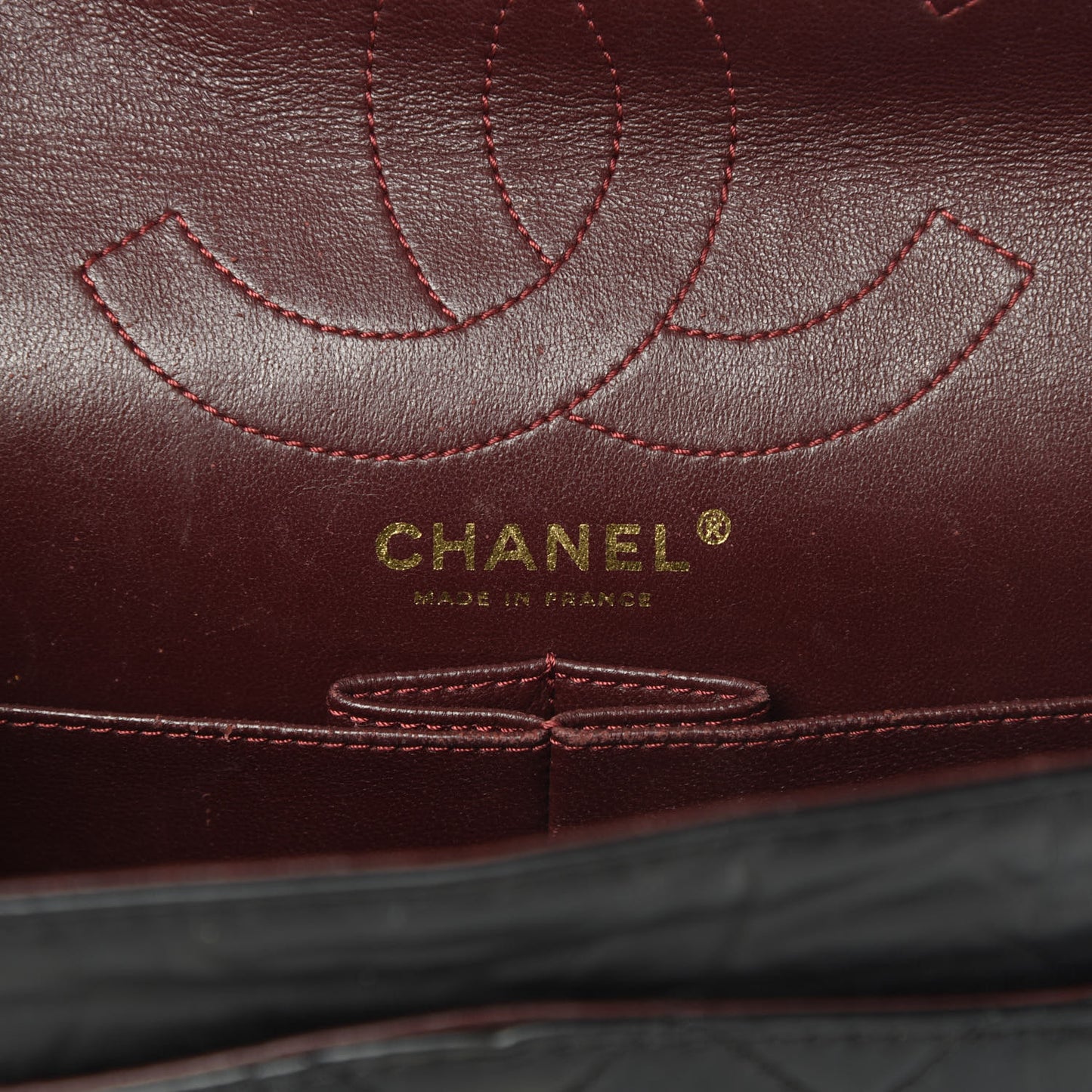 Aged Calfskin Quilted 2.55 Reissue 226 Flap Black