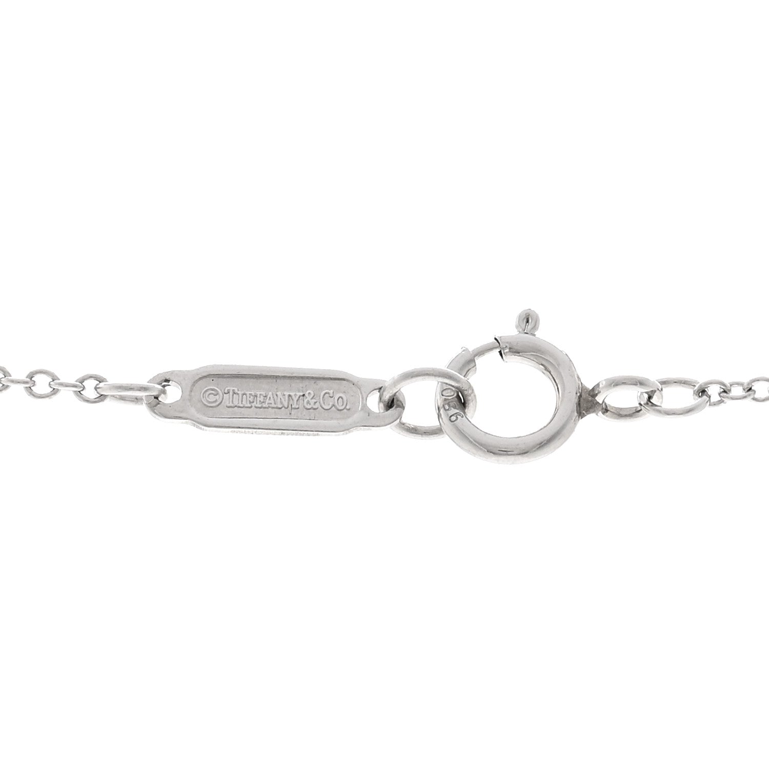 Tiffany Platinum Diamond Legacy Chandelier Drop Pendant Necklace 4 of 4