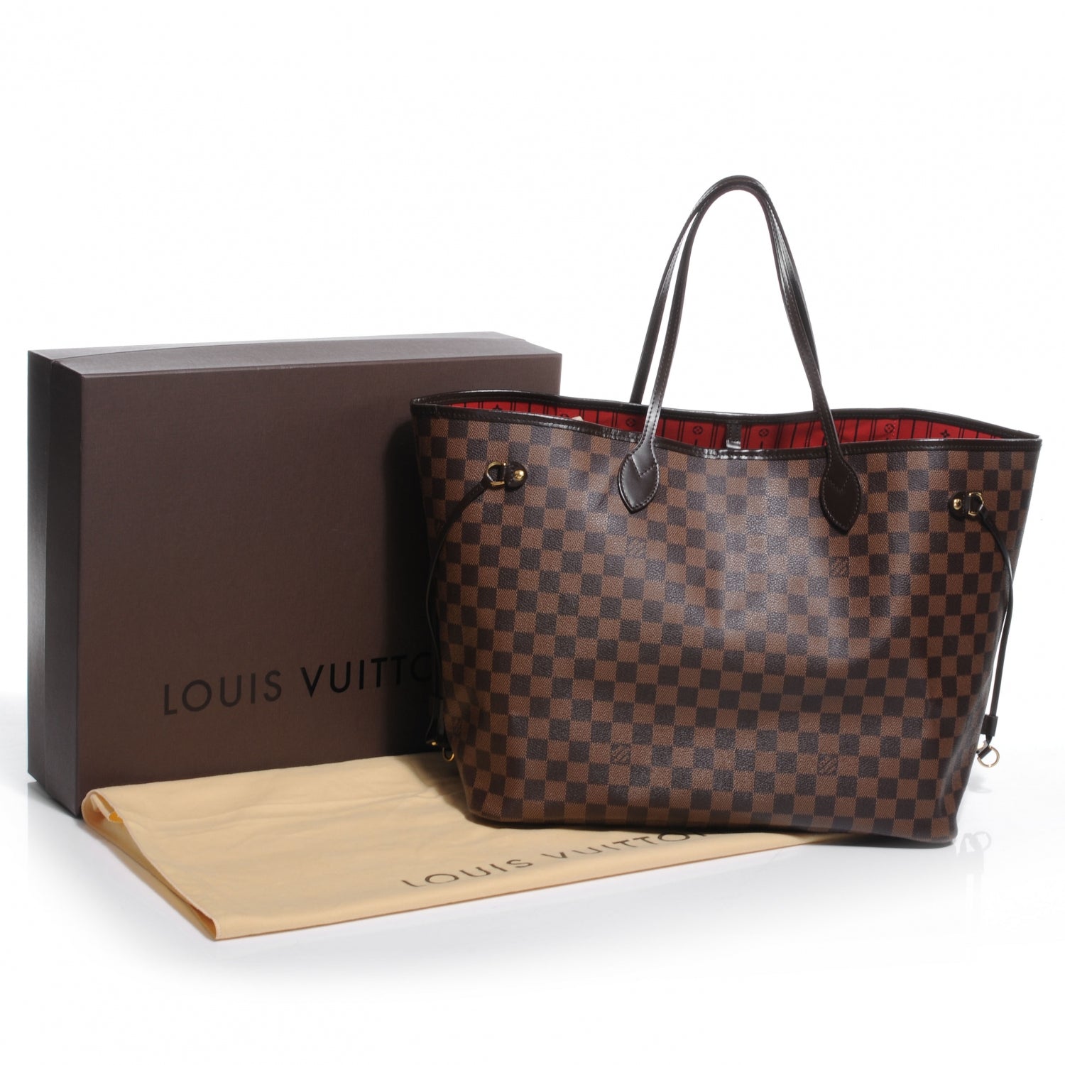 Louis Vuitton Damier Ebene Neverfull GM 5 of 8