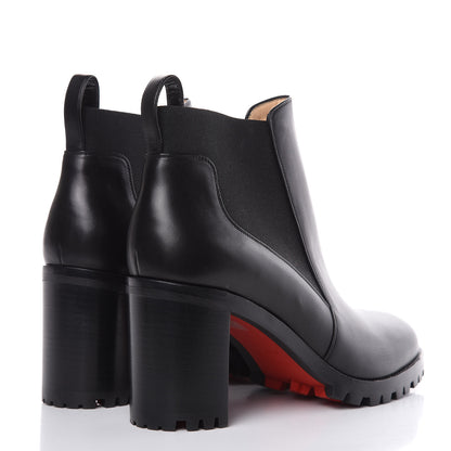 Christian Louboutin Calfskin Marchacroche 70 Chelsea Boots 41 Black 4 of 9