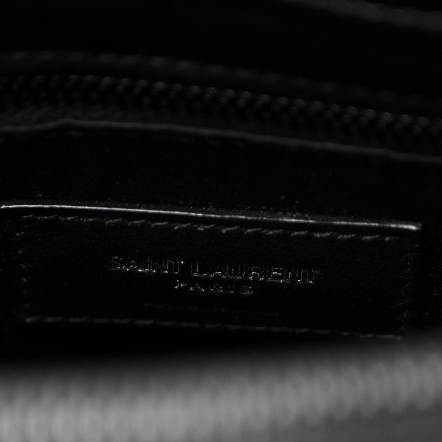 Saint Laurent Calfskin Y Quilted Monogram Monochrome Medium Loulou Chain Satchel Black 6 of 10