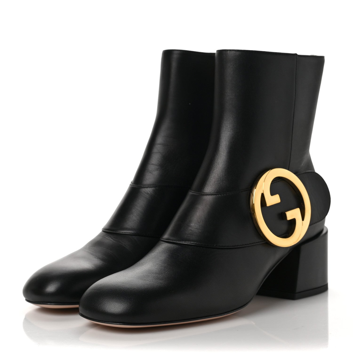 Gucci Malaga Kid GG Blondie 55mm Ankle Boots 36.5 Black 3 of 6
