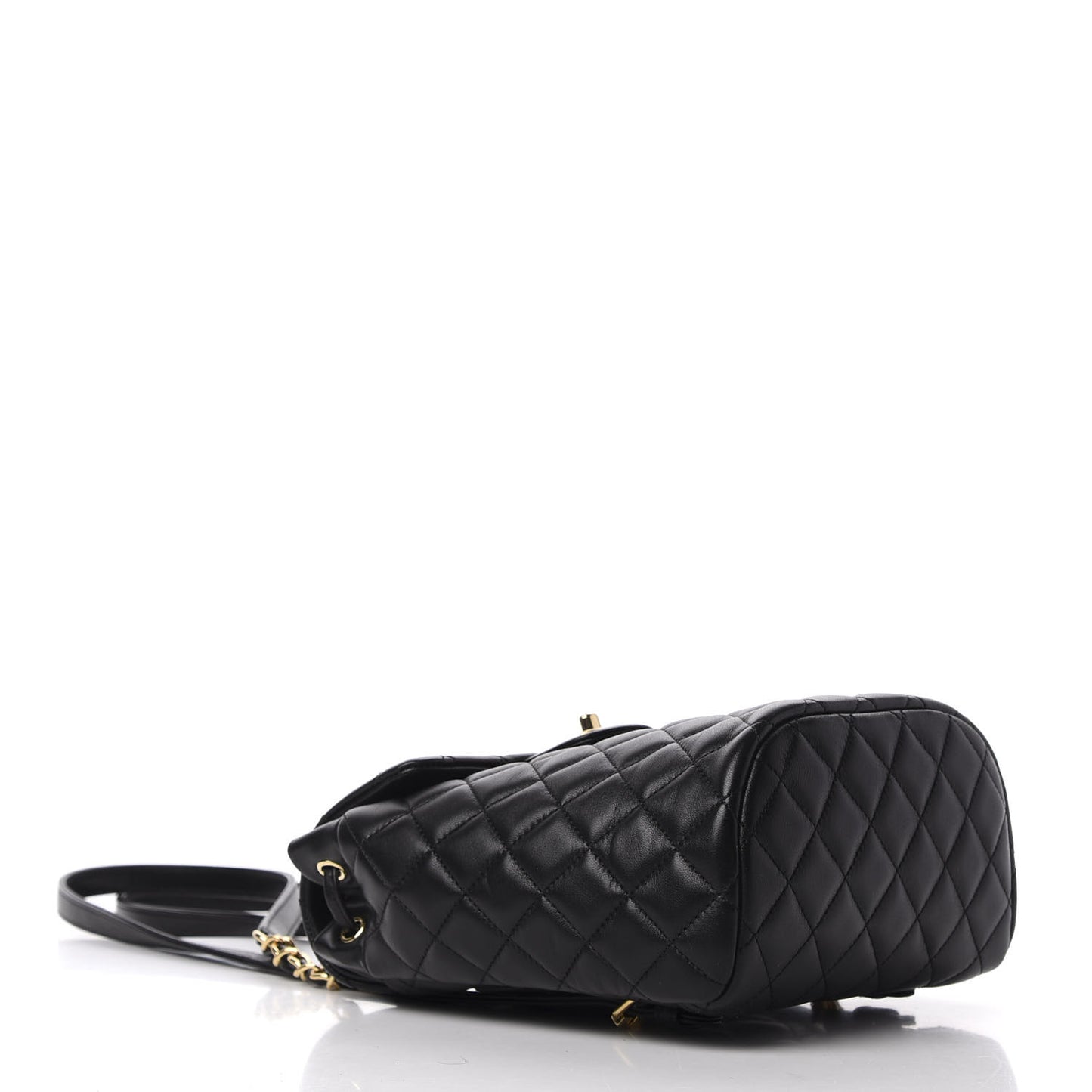 Calfskin Quilted Mini Urban Spirit Backpack Black