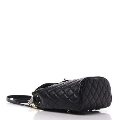 Chanel Calfskin Quilted Mini Urban Spirit Backpack Black 3 of 10