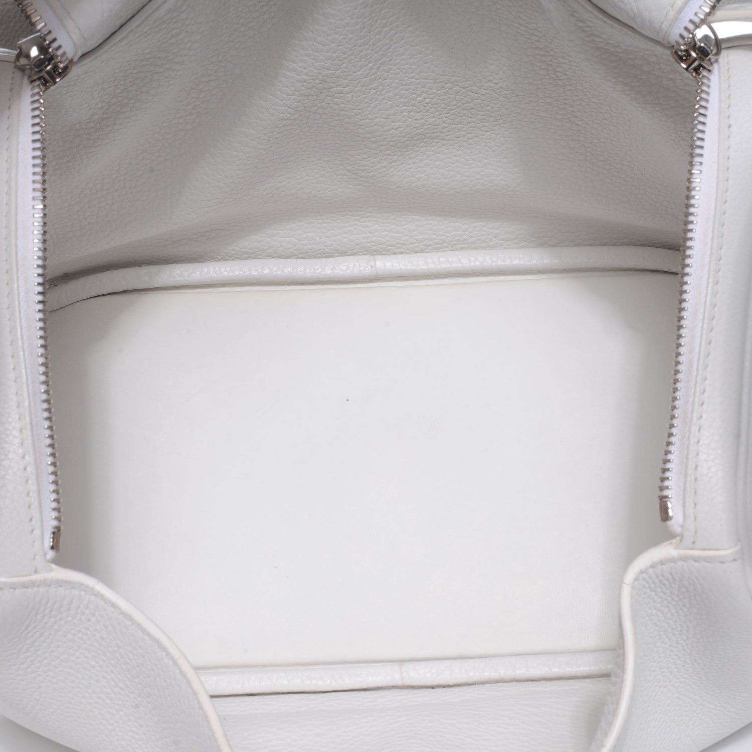 Hermes Taurillon Clemence Lindy 30 White 7 of 8