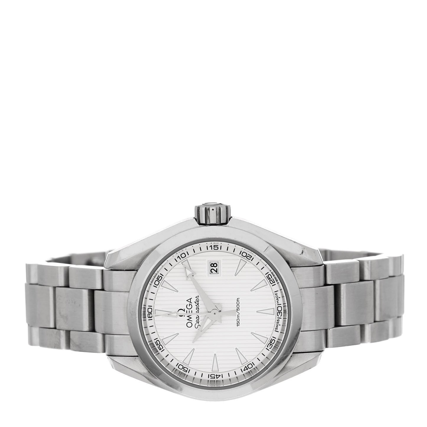 Stainless Steel 30mm Seamaster Aqua Terra Quartz Watch Silver 231.10.30.60.02.001
