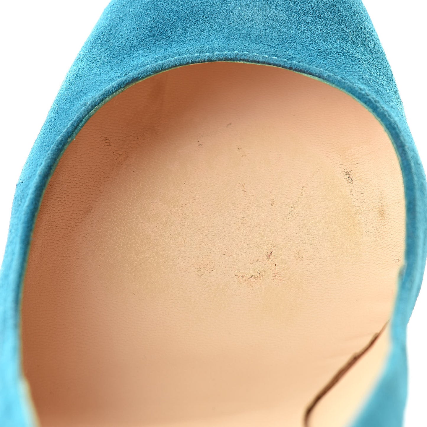 Suede Ron Ron 100 Pumps 40.5 Turquoise