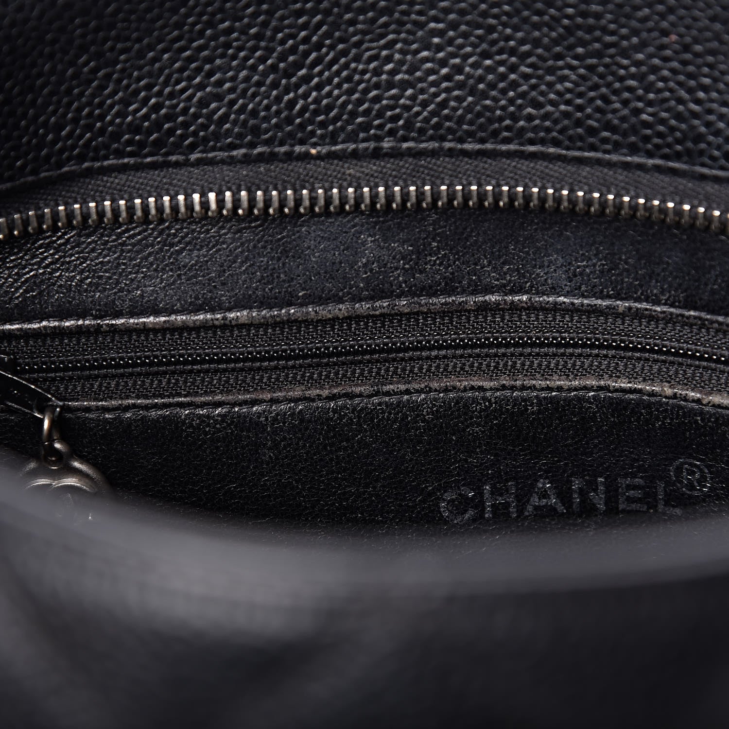 Chanel Caviar Quilted Medallion Tote Black 12 of 16