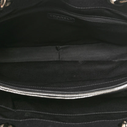 Chanel Caviar Quilted XL Grand Shopping Tote GST Black 5 of 11