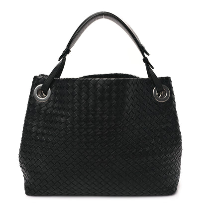 Bottega Veneta Nappa Intrecciato Medium Garda Bag Black 1 of 11