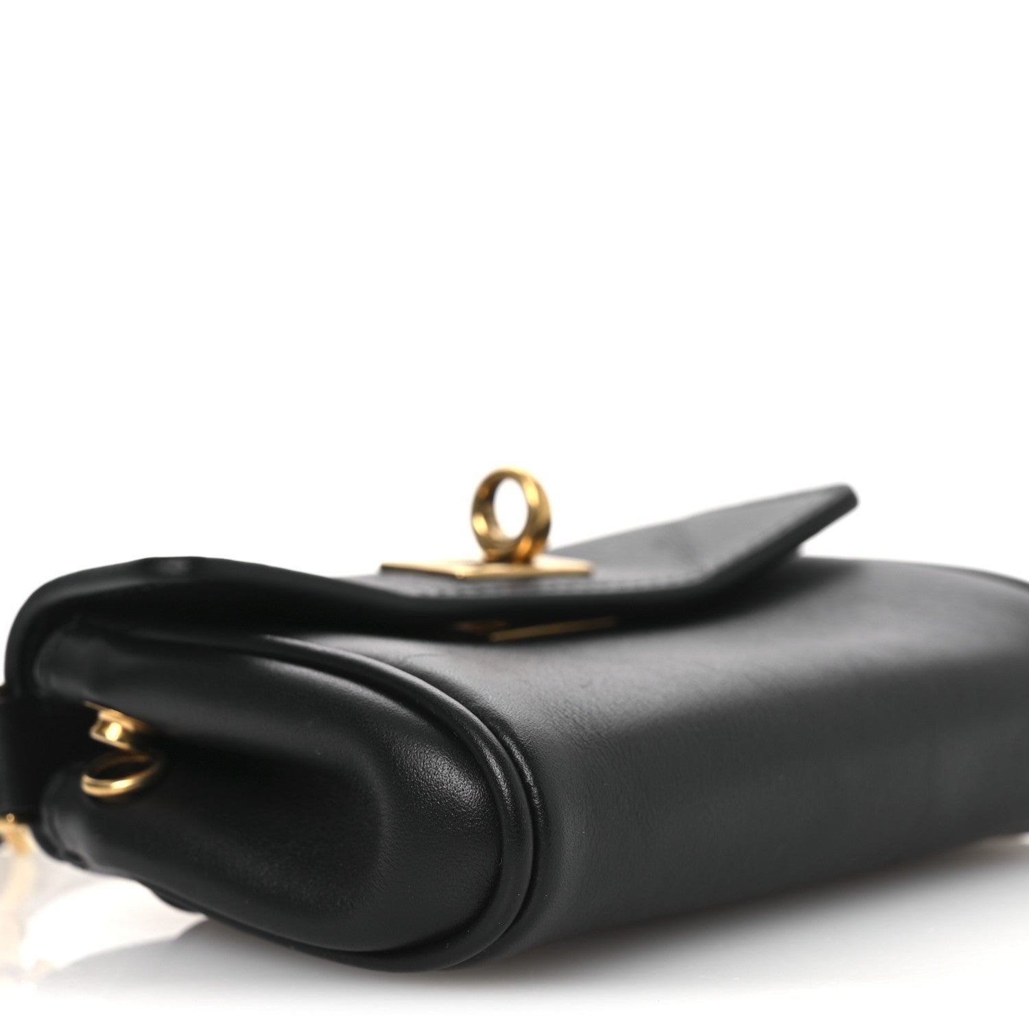 Balenciaga Smooth Calfskin Rodeo Micro Bag Charm Black 9 of 11