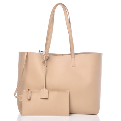 Saint Laurent Calfskin Large Shopping Tote Nude Powder 3 of 9