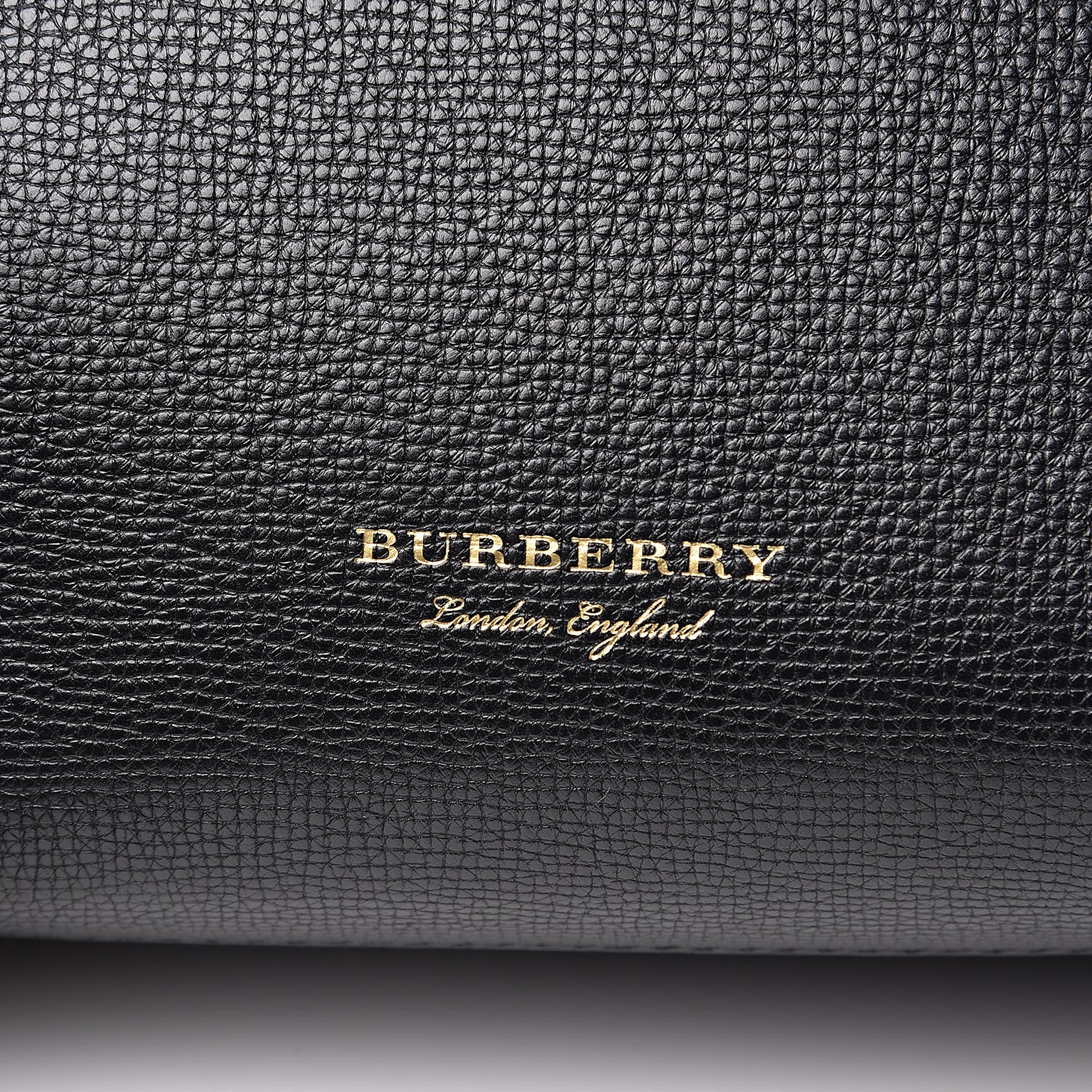 Burberry Derby Calfskin House Check Small Camberley Black 10 of 10